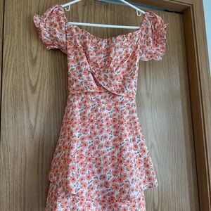 Floral Off-Shoulder Dress